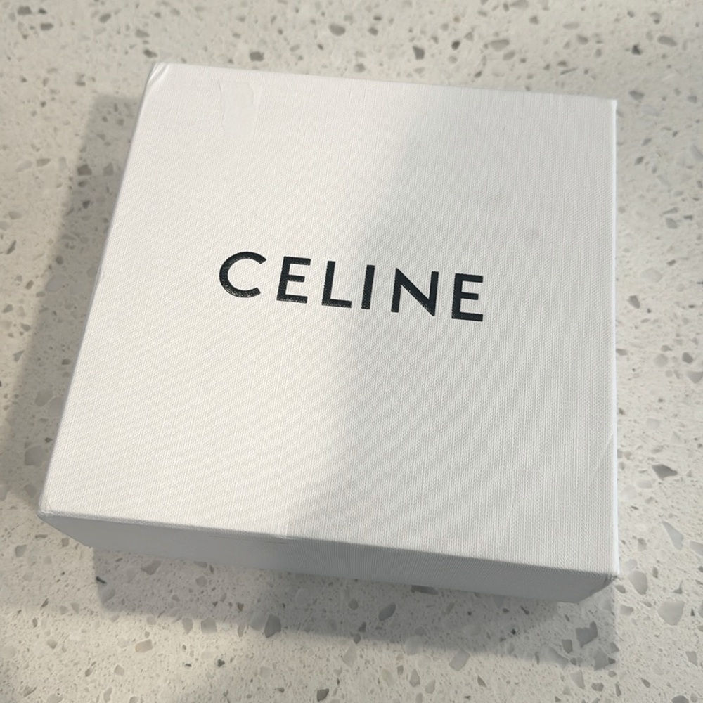 Celine gift box w/ authenticity card and ribbon